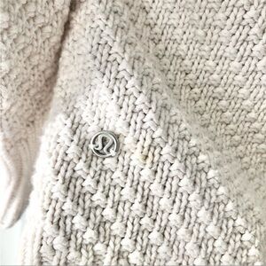Lululemon Post Practice Cardigan Heathered Oatmeal